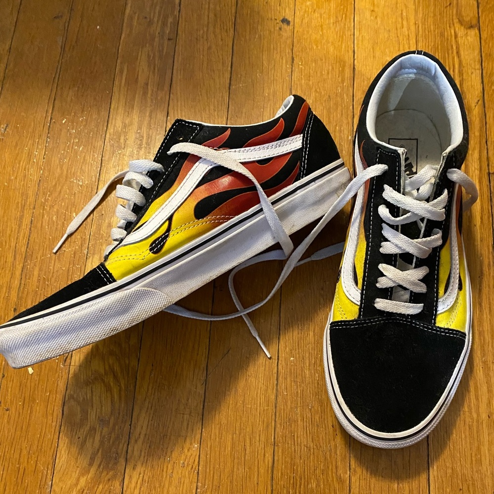 Vans Flame Sneakers - excellent condition